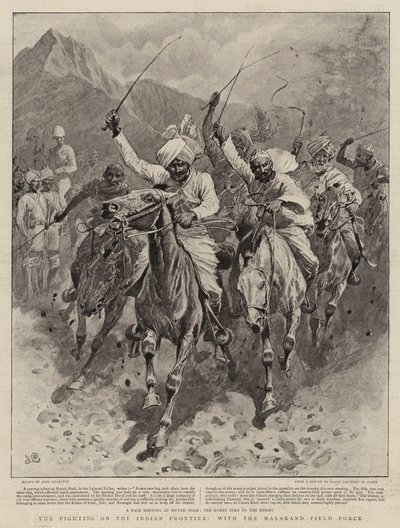 De gevechten aan de Indiase grens, met de Malakand Field Force door John Charlton